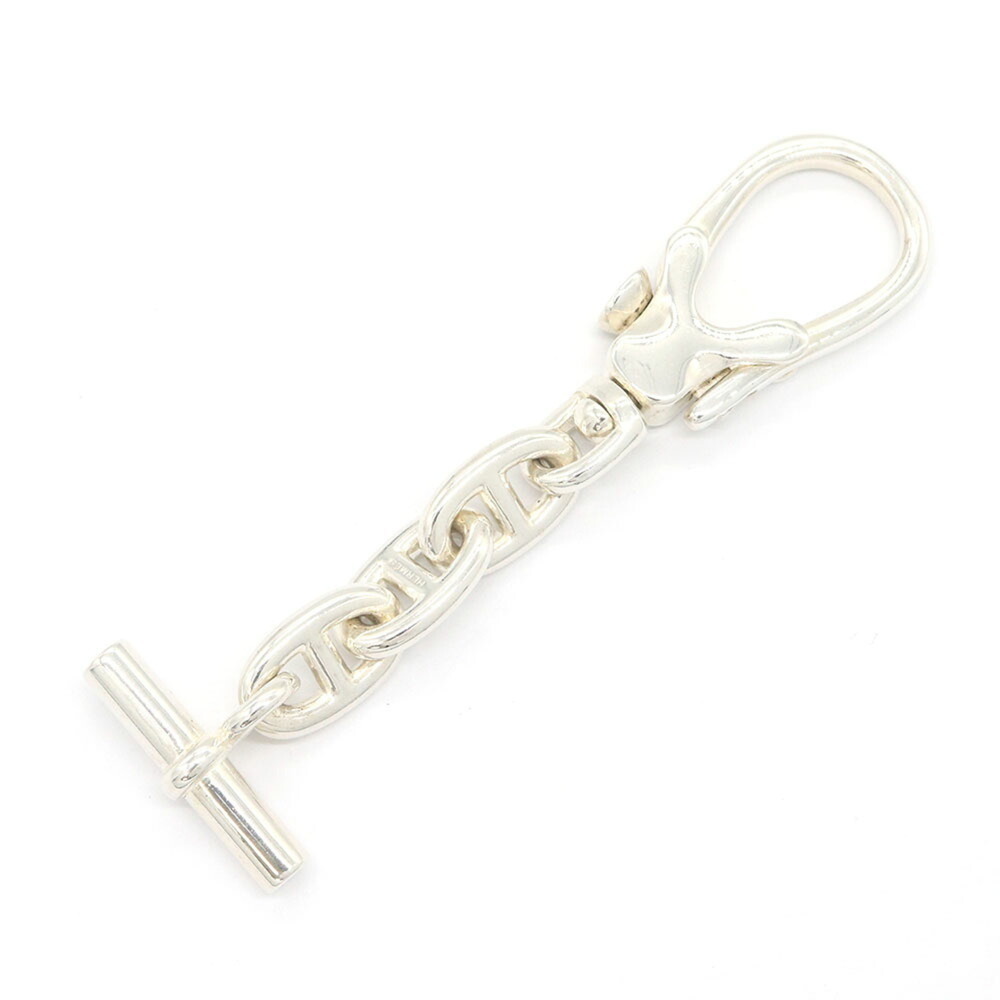 Hermes Chaine d'Ancre Keyring, Sterling Silver 925 Charm, Keychain, Handbag, ...